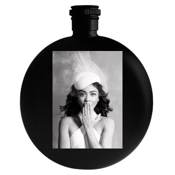 Sarah Hyland Round Flask