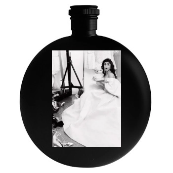 Sarah Hyland Round Flask