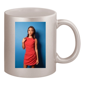 Sarah Hyland 11oz Metallic Silver Mug