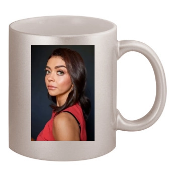 Sarah Hyland 11oz Metallic Silver Mug