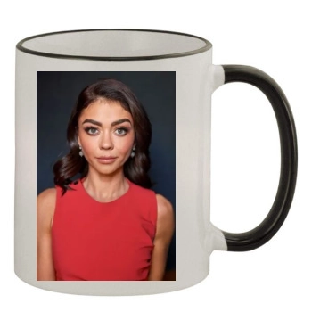 Sarah Hyland 11oz Colored Rim & Handle Mug