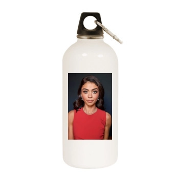 Sarah Hyland White Water Bottle With Carabiner