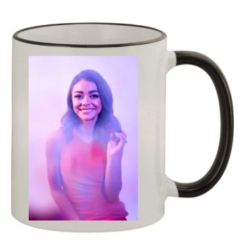 Sarah Hyland 11oz Colored Rim & Handle Mug