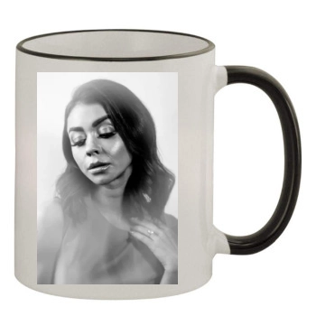 Sarah Hyland 11oz Colored Rim & Handle Mug