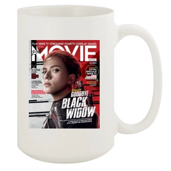 Scarlett Johansson 15oz White Mug