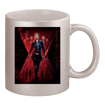 Scarlett Johansson 11oz Metallic Silver Mug