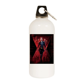 Scarlett Johansson White Water Bottle With Carabiner