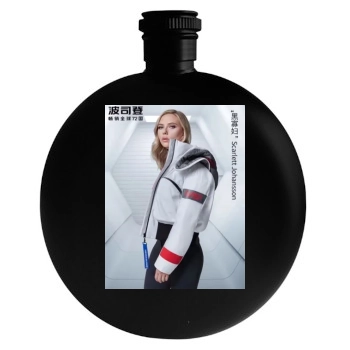 Scarlett Johansson Round Flask