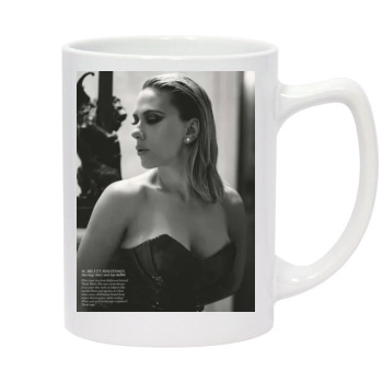 Scarlett Johansson 14oz White Statesman Mug