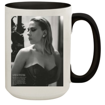 Scarlett Johansson 15oz Colored Inner & Handle Mug