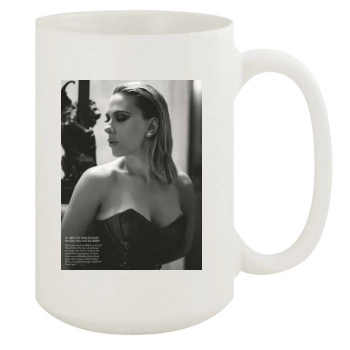 Scarlett Johansson 15oz White Mug