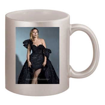 Scarlett Johansson 11oz Metallic Silver Mug