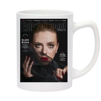 Scarlett Johansson 14oz White Statesman Mug