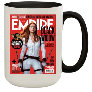 Scarlett Johansson 15oz Colored Inner & Handle Mug