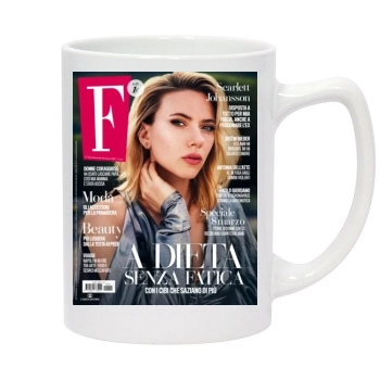 Scarlett Johansson 14oz White Statesman Mug