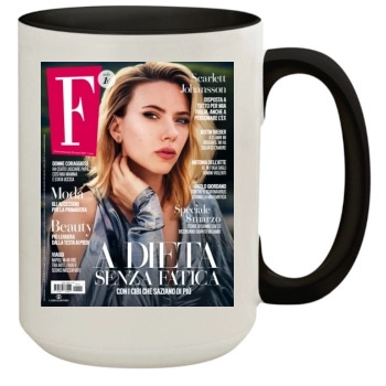 Scarlett Johansson 15oz Colored Inner & Handle Mug