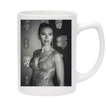 Scarlett Johansson 14oz White Statesman Mug