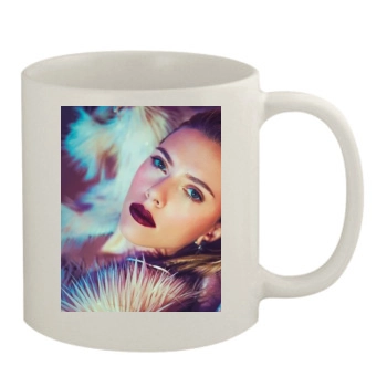 Scarlett Johansson 11oz White Mug