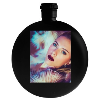 Scarlett Johansson Round Flask