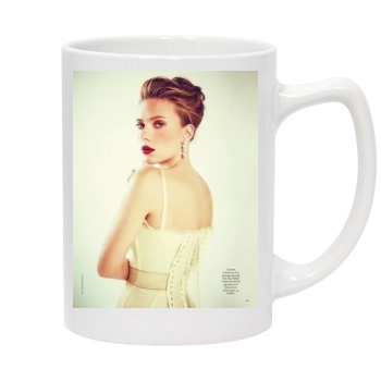 Scarlett Johansson 14oz White Statesman Mug