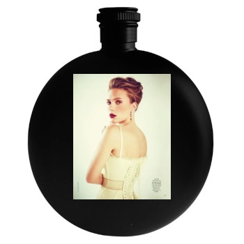 Scarlett Johansson Round Flask