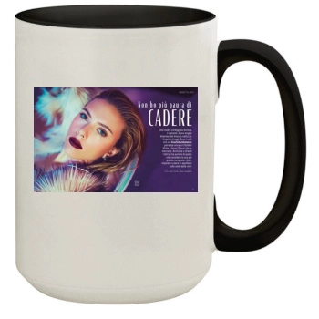 Scarlett Johansson 15oz Colored Inner & Handle Mug