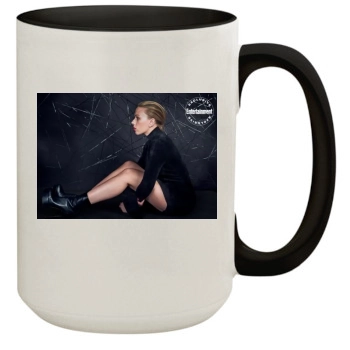 Scarlett Johansson 15oz Colored Inner & Handle Mug