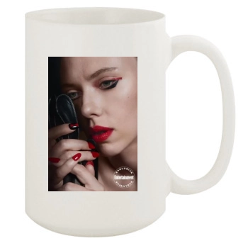 Scarlett Johansson 15oz White Mug