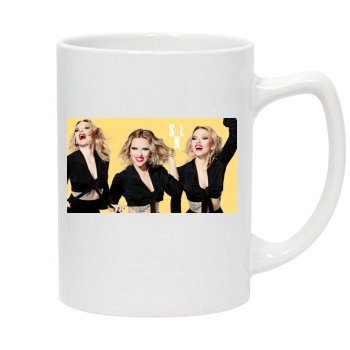 Scarlett Johansson 14oz White Statesman Mug