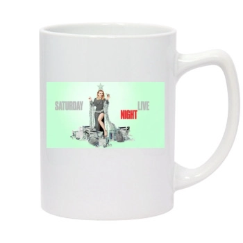 Scarlett Johansson 14oz White Statesman Mug