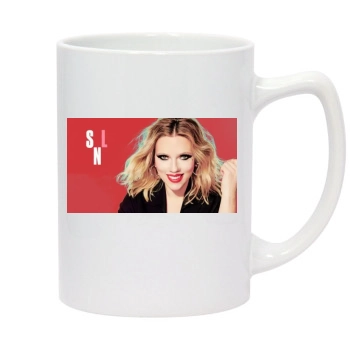 Scarlett Johansson 14oz White Statesman Mug