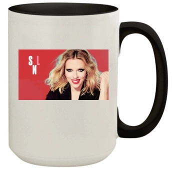 Scarlett Johansson 15oz Colored Inner & Handle Mug