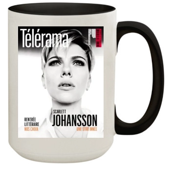 Scarlett Johansson 15oz Colored Inner & Handle Mug