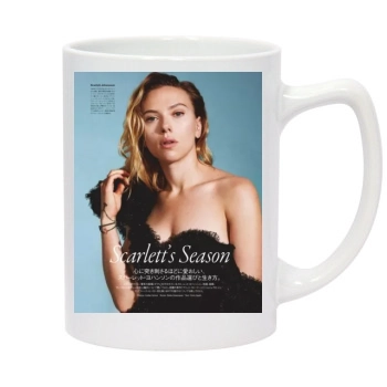 Scarlett Johansson 14oz White Statesman Mug