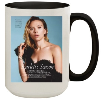 Scarlett Johansson 15oz Colored Inner & Handle Mug