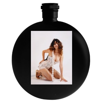 Selena Gomez Round Flask