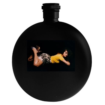 Selena Gomez Round Flask