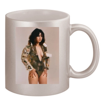 Selena Gomez 11oz Metallic Silver Mug