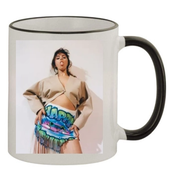 Selena Gomez 11oz Colored Rim & Handle Mug