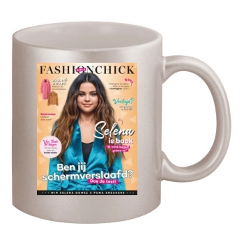 Selena Gomez 11oz Metallic Silver Mug