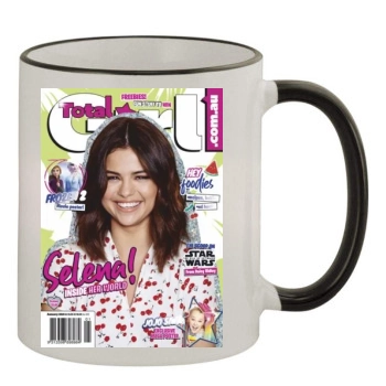 Selena Gomez 11oz Colored Rim & Handle Mug