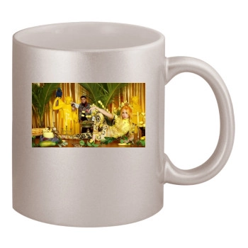 Shakira 11oz Metallic Silver Mug