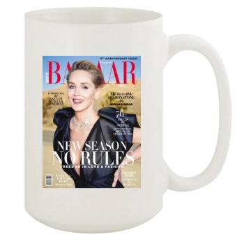 Sharon Stone 15oz White Mug