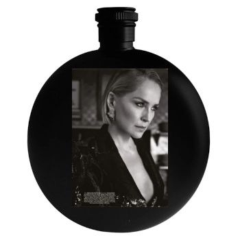 Sharon Stone Round Flask