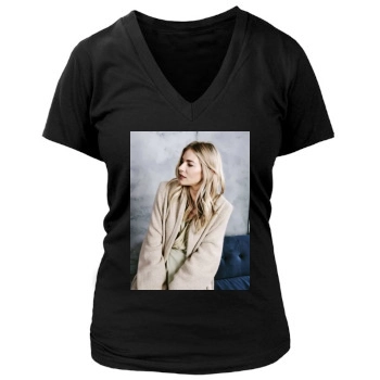 Sienna Miller Women's Deep V-Neck TShirt