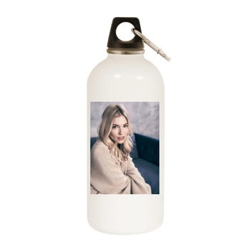 Sienna Miller White Water Bottle With Carabiner