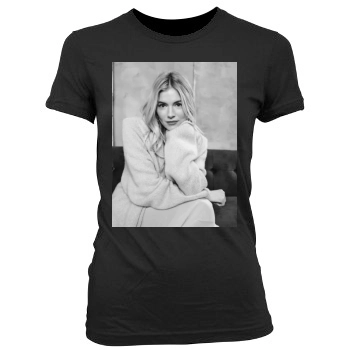 Sienna Miller Women's Junior Cut Crewneck T-Shirt