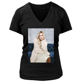 Sienna Miller Women's Deep V-Neck TShirt