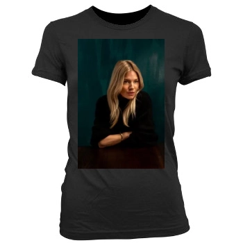 Sienna Miller Women's Junior Cut Crewneck T-Shirt