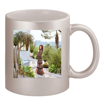 Sophia Bush 11oz Metallic Silver Mug